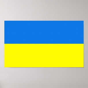 Ukraine Flag Poster