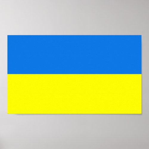 Ukraine Flag Poster