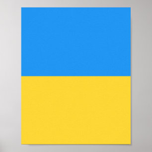 Ukraine flag poster
