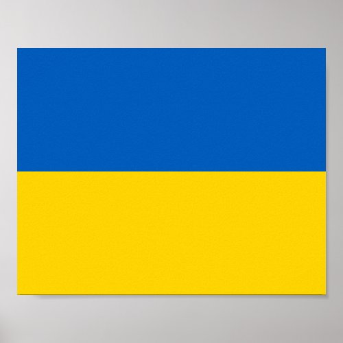 Ukraine Flag Poster