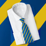 Ukraine Flag Professional Elegant Office Neck Tie<br><div class="desc">Ukraine Flag Professional and Elegant Office neck tie featuring a classic Blue and Yellow Striped pattern background,  double-sided print.</div>