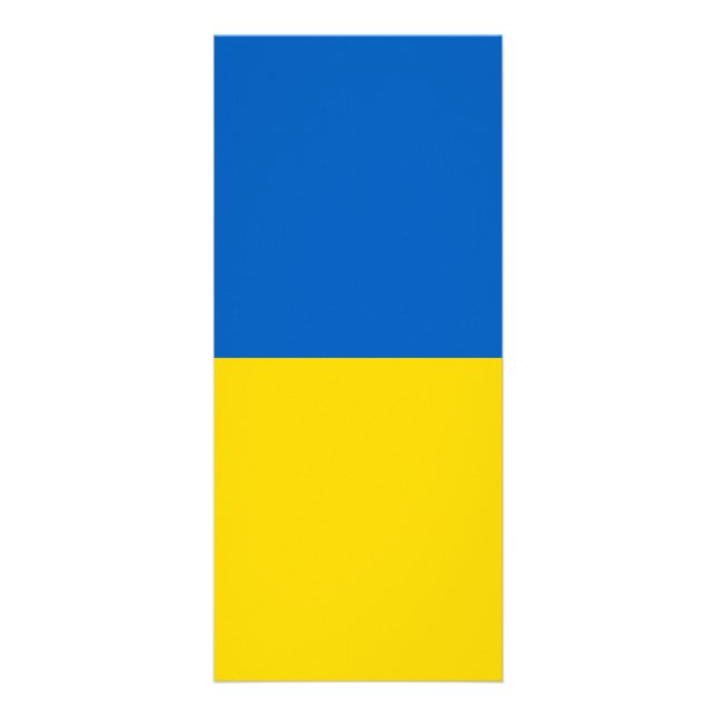 Ukraine flag rack card (Front)