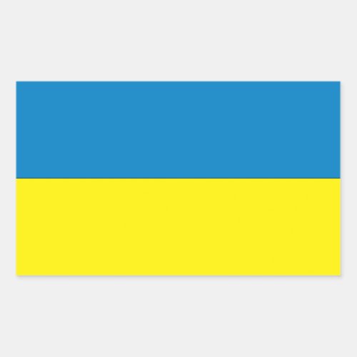 Ukraine Flag Rectangular Sticker