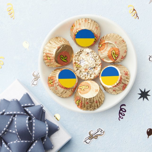 Ukraine flag reese's peanut butter cups (Party)