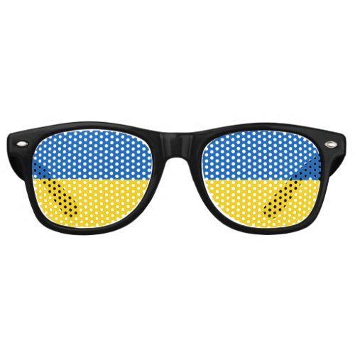 Ukraine Flag Retro Sunglasses