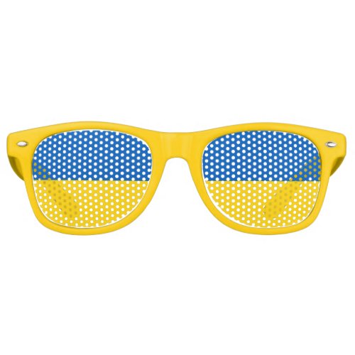 Ukraine Flag Retro Sunglasses