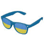 Ukraine Flag Retro Sunglasses