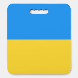 Ukraine flag seat cushion