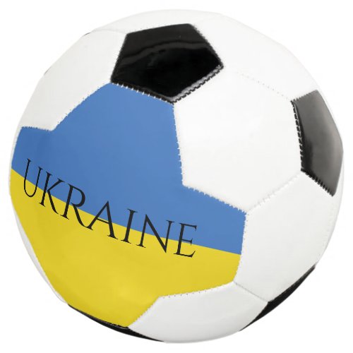 ukraine flag soccer ball