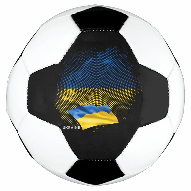 Ukraine flag soccer ball (Front)