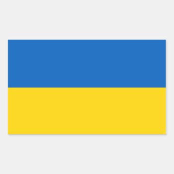 Ukraine* Flag Sticker by Azorean at Zazzle