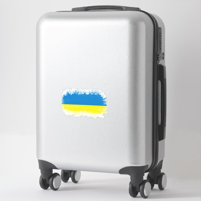 Ukraine flag  sticker (Suitcase)