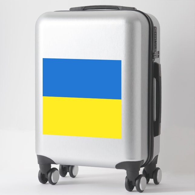 Ukraine Flag Sticker (Suitcase)
