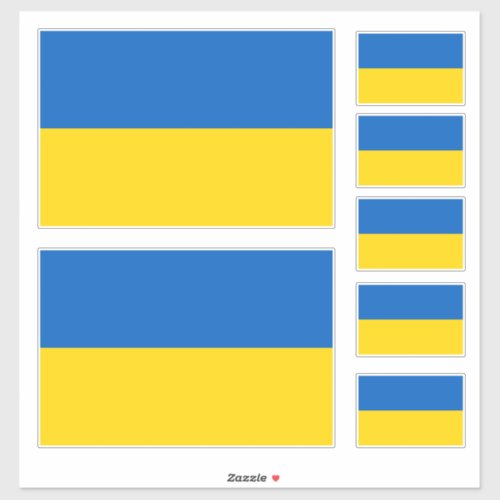 Ukraine Flag Sticker