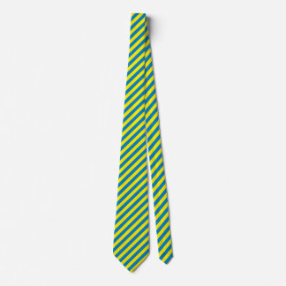 Ukraine Flag Stripes Necktie