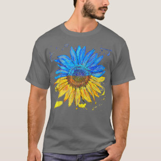 Ukraine Flag Sunflower Vintage Shirt Ukrainian Sup