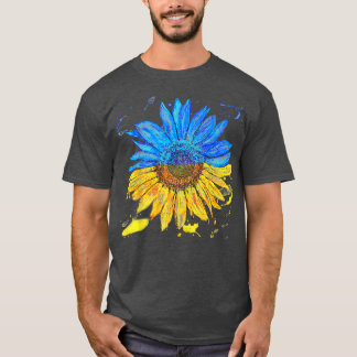 Ukraine Flag Sunflower Vintage Shirt Ukrainian Sup