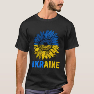 Ukraine Flag Sunflower Vintage Shirt Ukrainian Sup
