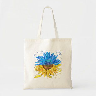 Ukraine Flag Sunflower Vintage Shirt Ukrainian Sup Tote Bag
