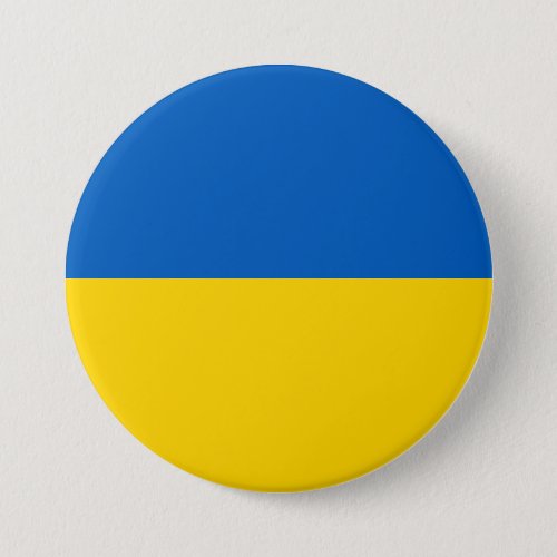 Ukraine Flag Support Blue Yellow Gold Ukrainian  Button