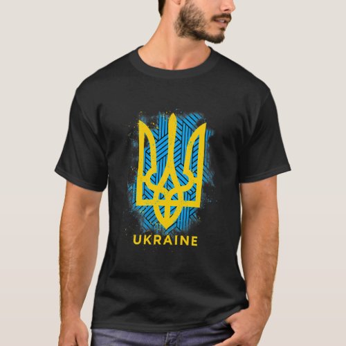 Ukraine Flag Symbol T_Shirt
