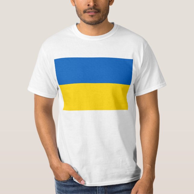Ukraine Flag T-Shirt (Front)