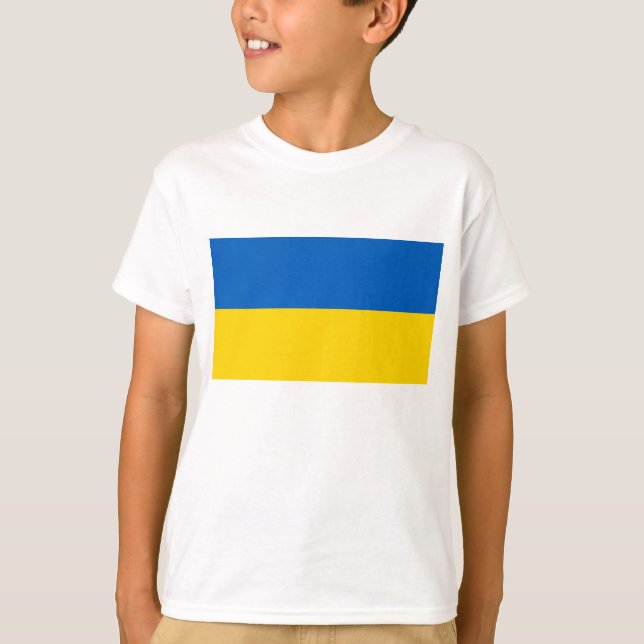 Ukraine Flag T-Shirt (Front)