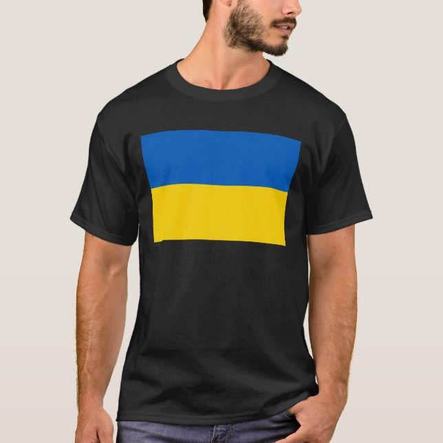 Ukraine Flag T-Shirt (Front)