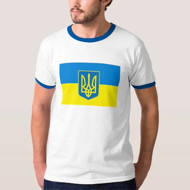 Ukraine Flag T-shirt | Zazzle