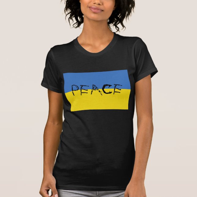 ukraine flag T-Shirt (Front)