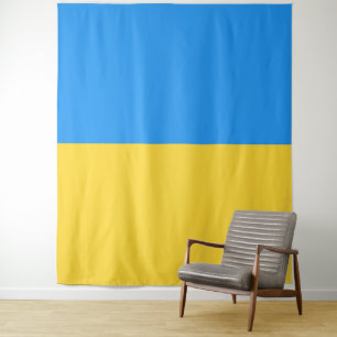 Ukraine flag tapestry