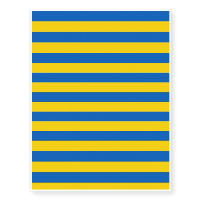 Ukraine Flag Temporary Tattoos (Front)