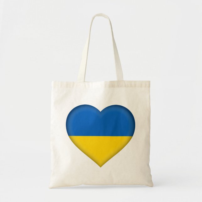 Ukraine Flag Tote Bag (Front)