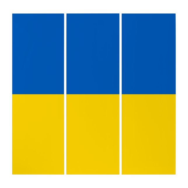 Ukraine flag triptych (Front)