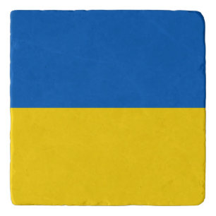 Ukraine flag trivet