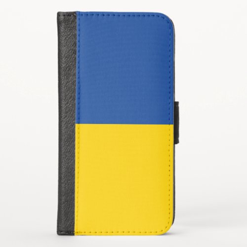 Ukraine Flag Ukrainian Country Patriotic Gift iPhone XS Wallet Case