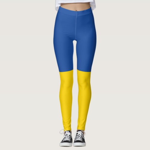 Ukraine Flag Ukrainian Country Patriotic Gift Leggings