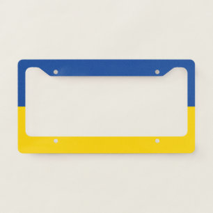 Ukraine Flag, Ukrainian Country Patriotic Gift License Plate Frame