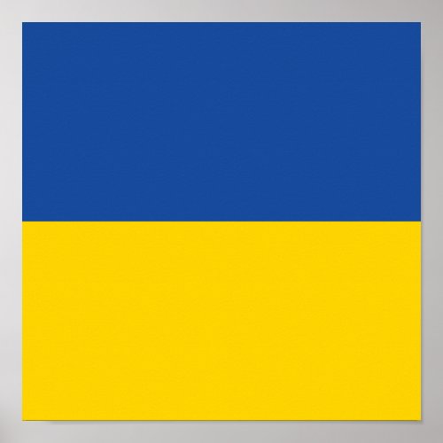 Ukraine Flag Ukrainian Country Patriotic Gift Poster