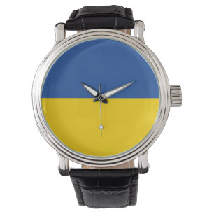 Ukraine Flag, Ukrainian Country Patriotic Gift Watch