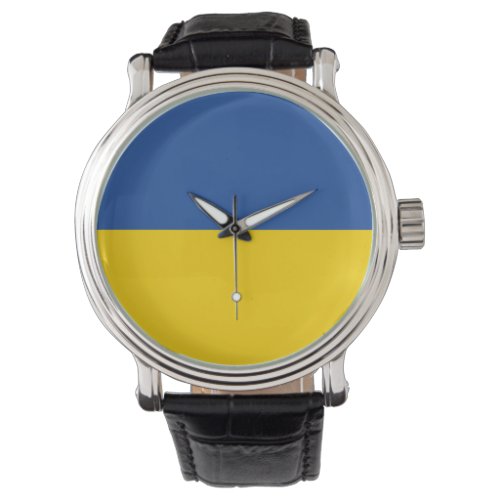 Ukraine Flag Ukrainian Country Patriotic Gift Watch