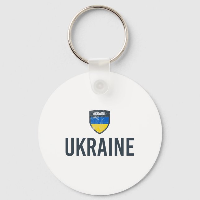 Ukraine Flag - Ukrainian Flag - Ukraine 1  Keychain (Front)