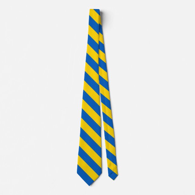 Ukraine Flag Ukrainian Patriotic Neck Tie (Front)