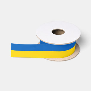 Ukraine Flag Ukrainian Patriotic Satin Ribbon