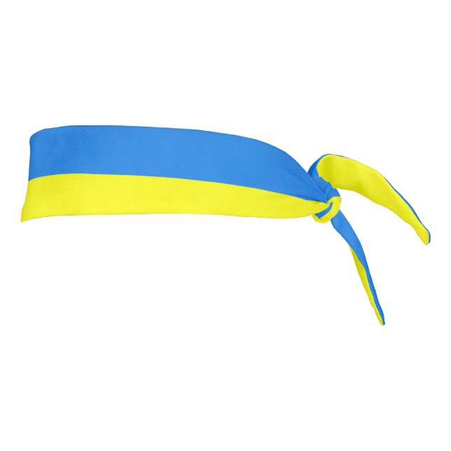 Ukraine Flag Ukrainian Patriotic Tie Headband (Rotate 90)