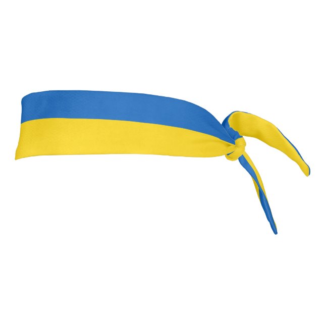 Ukraine Flag Ukrainian Patriotic Tie Headband (Rotate 90)