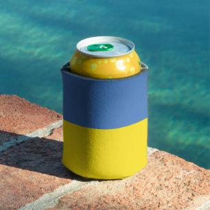 Ukraine Flag, Ukrainian Slava Ukraini Слава Україн Can Cooler
