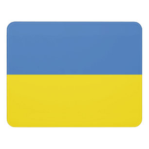 Ukraine Flag, Ukrainian Slava Ukraini Слава Україн Door Sign