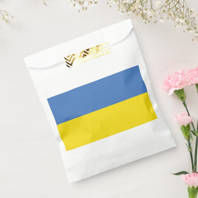 Ukraine Flag, Ukrainian Slava Ukraini Слава Україн Favor Bag (Sealed)