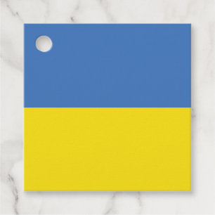 Ukraine Flag, Ukrainian Slava Ukraini Слава Україн Favor Tags